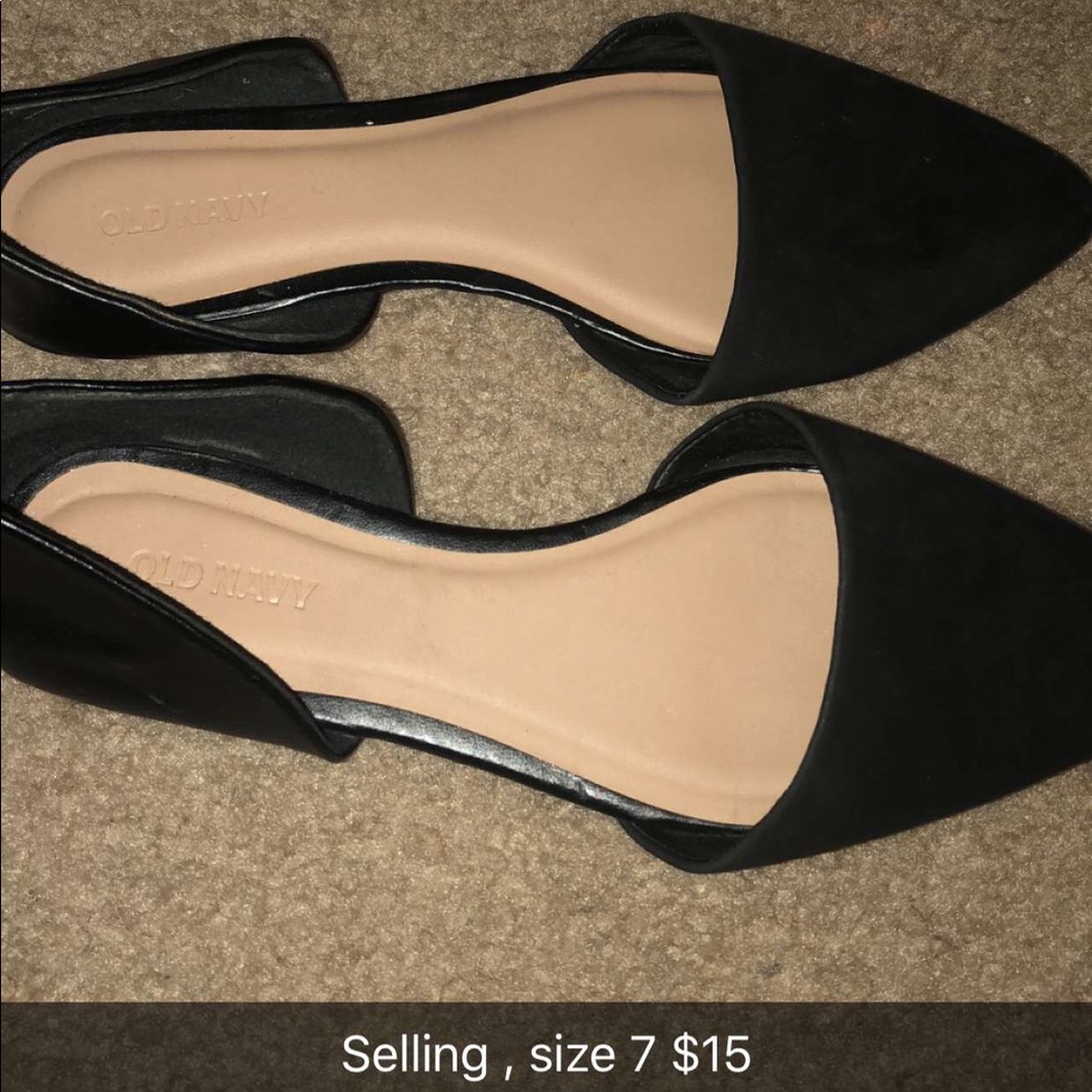 Black flats.